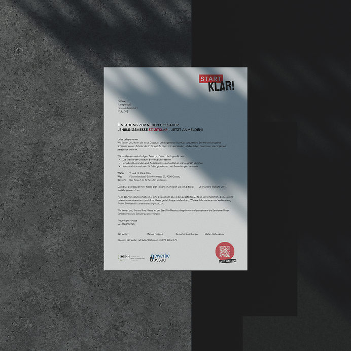 Briefvorlage Startklar